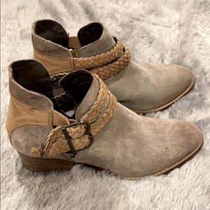 Rebel Calista Suede Booties - Size 7